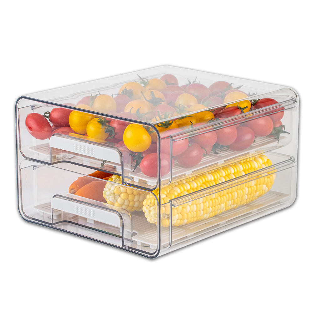 at Home Stackable Clear Drawer Organizers (7 ct)