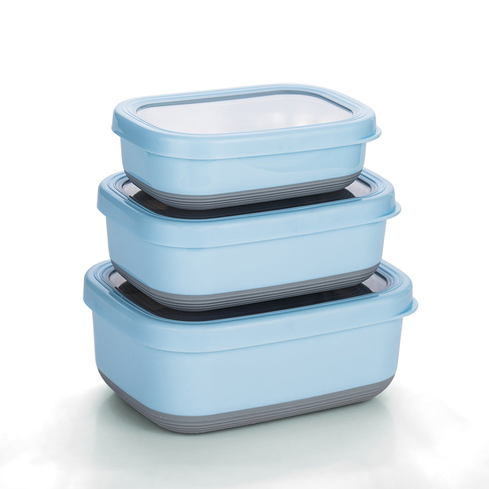 Lille Home Vacuum Insulated Stackable Stainless Steel Thermal Lunch/Snack  box, 2-Tier Bento/Food Container with Lunch bag, Smart Diet, Weight  Control