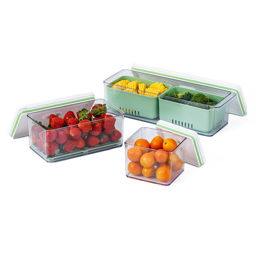 Lille Home 2-Pack Produce Saver - Brown