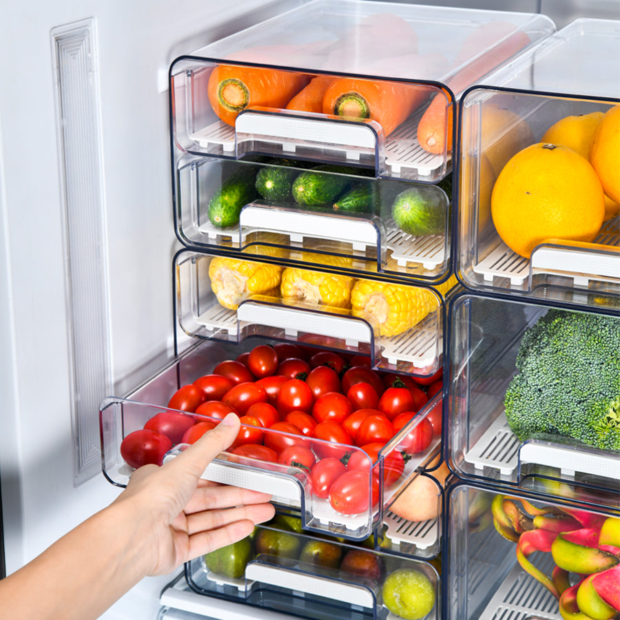 Household Refrigerator Large Capacity Storage Refrigerator Press